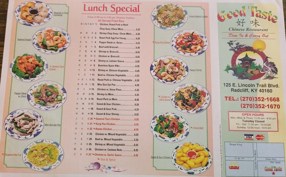 Good Taste Menu image 3